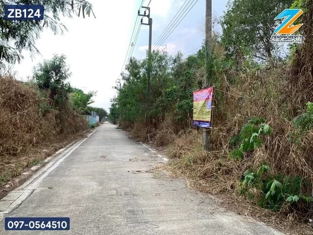 ขายที่ดินทำเลศักยภาพย่านบางบัวทอง ขนาด 199 ตารางวา ซอยปลาหมึก หนองเชียงโคต นนทบุรี รถเข้าออกสะดวกสบาย ZB124 - image 3