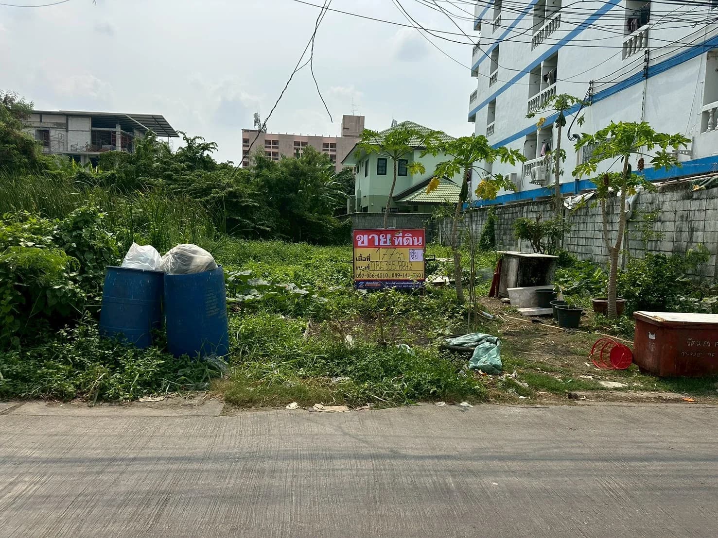 ขายที่ดิน 177 ตารางวา ถมแล้ว ซอยอ่อนนุช66 แยก 1 ถนนศรีนครินทร์ ประเวศ ZT900 - image 2