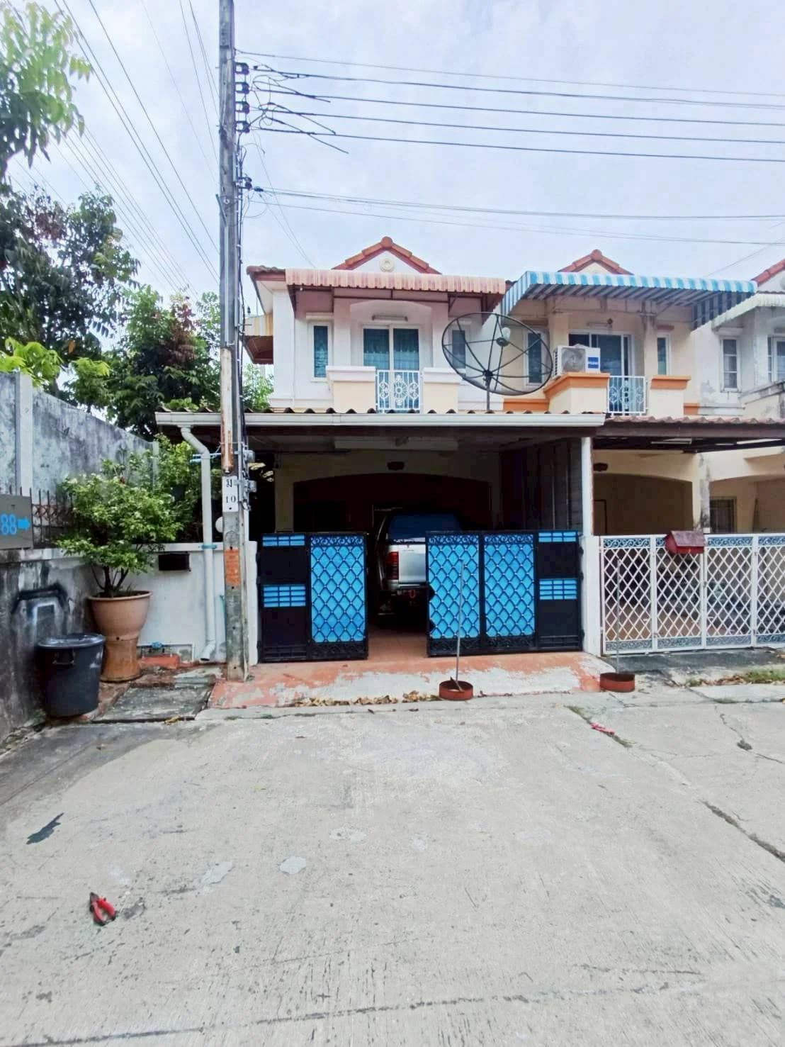 ขายทาวน์เฮ้าส์ 2 ชั้น 23 ตารางวา หมู่บ้าน เคซี8 ซอย5 ถนนไทยรามัญ รามอินทรา ใกล้ทางด่วนจตุโชติ ZJ192 - image 1