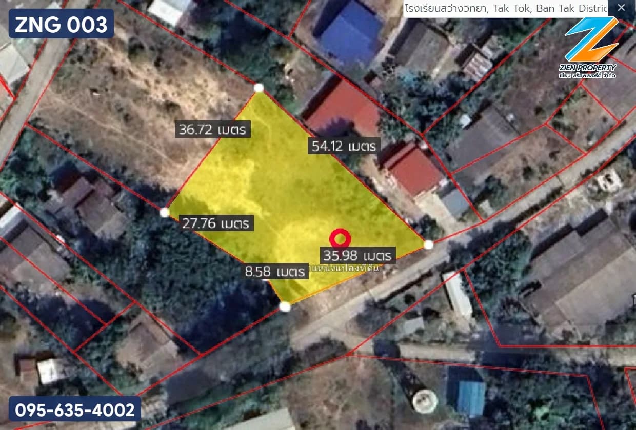 ที่ดินผืนสวยขนาด 371 ตารางวา ตั้งอยู่ในทำเลศักยภาพใจกลางหมู่บ้านตำบลตากตก - image 1