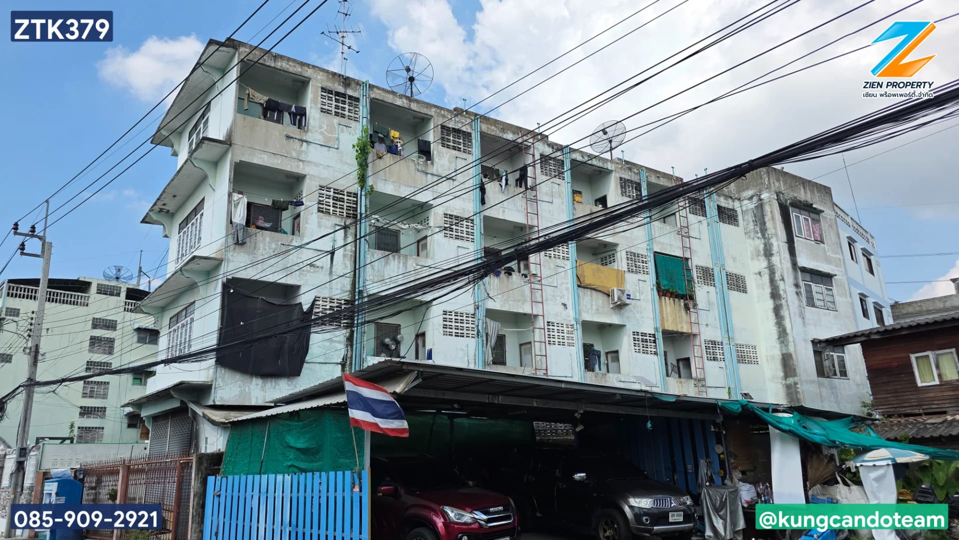 ขายด่วน!!! อพาร์ตเม้นต์ 27 ห้อง ผู้เช่าเต็ม พร้อมรับผลตอบแทนทันทีบนทำเลศักยภาพประชาอุทิศ 90 ตรงข้ามโรงเรียนสารสาสน์ ประชาอุทิศ ย่านโรงงาน ผู้ใช้แรงงาน มีความต้องการตลอด - image 1