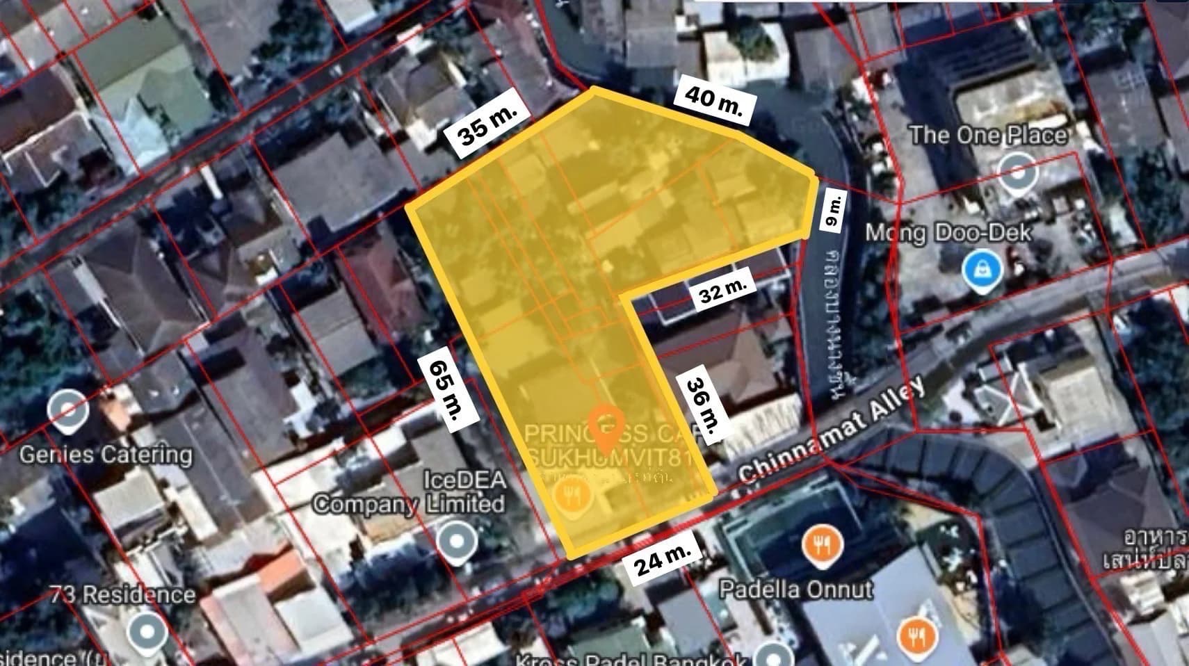 ขายที่ดินพร้อมสิ่งปลูกสร้าง สุขุมวิท81 เนื้อที่ 1-2-48 ไร่ ผังสีแดง ใกล้รถไฟฟ้า - image 1