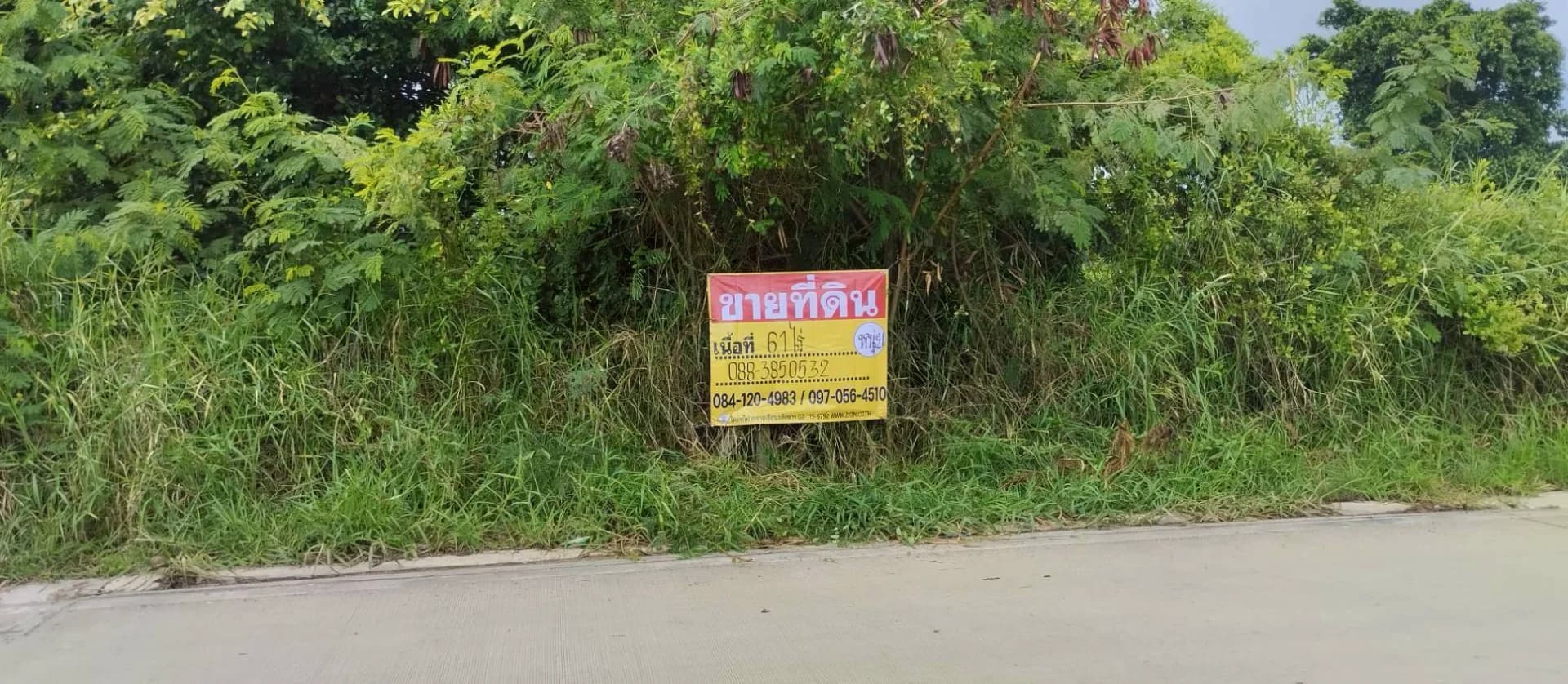 ✨ ขายด่วน! ที่ดินแปลงใหญ่ 61 ไร่ ทำเลทองย่านประชาอุทิศ 76 คลองสวน ราคา 347,000,000 บาท (ค่าโอน ณ กรมที่ดินคนละครึ่ง) - image 1