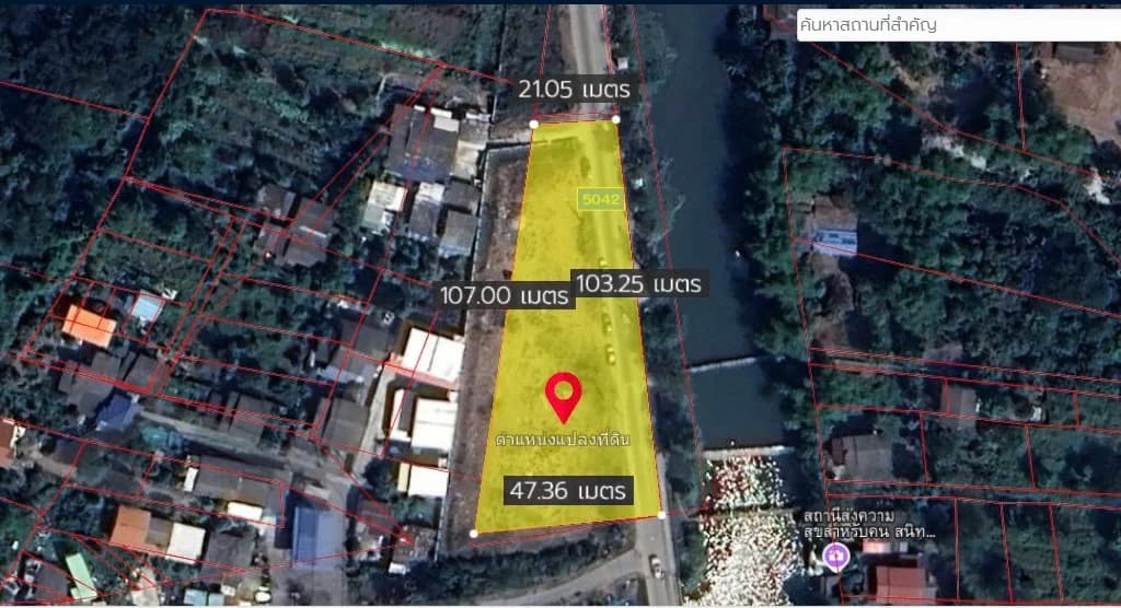 ขายที่ดินสวย ทำเลดี ถมแล้ว ติดถนนเลียบคลองเปรม ใกล้เวิร์คพอยต์ อนาคตจะมีรถไฟฟ้าผ่านถนนเส้นนี้ - image 4